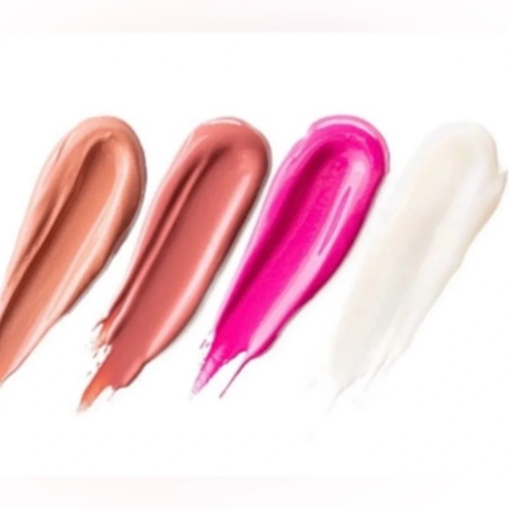 Natural Lip Cream Set by Blessed Beauty Stackable Magnetic - Divine Pinks